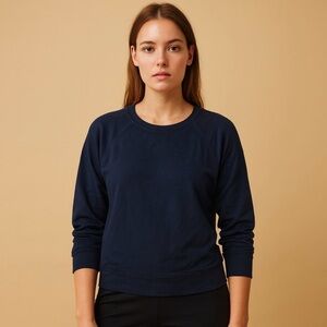 JoyLab Black Long Sleeve Lightweight Sweater Size Medium Chic & Comfy